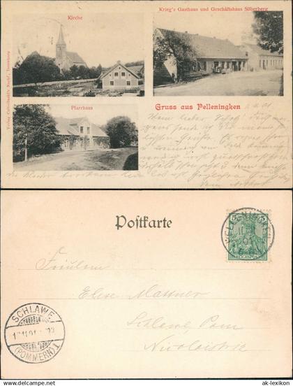 Pelleningken  Ostpreußen Загорское 3Bild Ostpreußen Insterburg Königsberg 1901