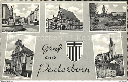 72062081 Paderborn Rathaus Franziskanerkirche Dom Paderborn