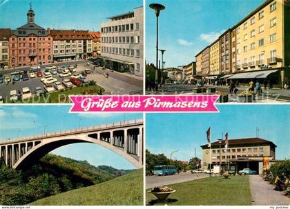 43333865 Pirmasens Altes Rathaus Zentrum Zeppelin Bruecke Bahnhof Pirmasens