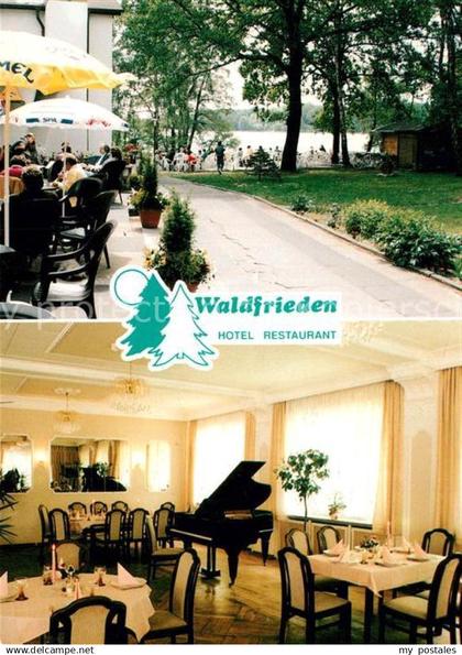 73209433 Gross Glienicke Hotel Restaurant Waldfrieden Terrasse Gross Glienicke