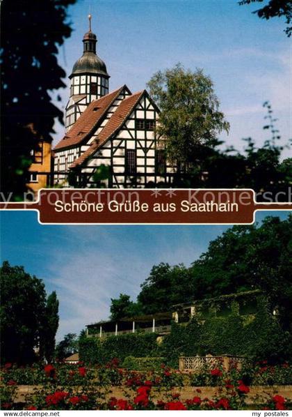 73230155 Saathain Fachwerk Kirche Rosengarten