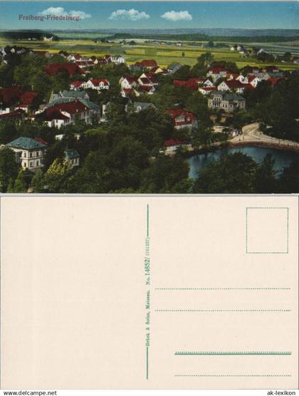 Ansichtskarte Friedeburg-Radeberg Totale 1912