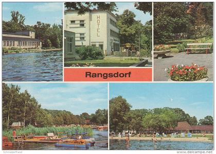 AK Rangsdorf Seebad Casino Rangsdorfer See Hotel Rangsdorfer Hof Freibad Campingplatz bei Blankenfelde Zossen Berlin