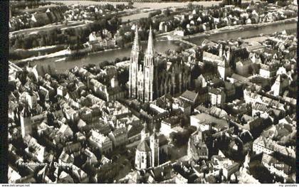 70082966 Regensburg Regensburg Fliegeraufnahme x 1963 Regensburg