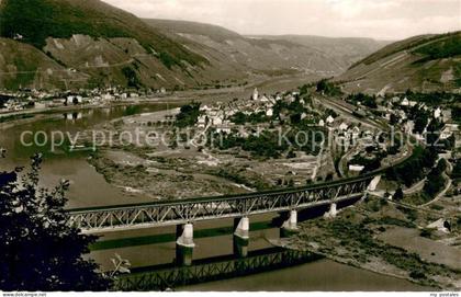 73759510 Alf Bullay Mosel Zugbruecke Mosel Alf Bullay Mosel