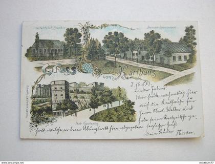 KARTHAUS , Konz , seltene Karte 1903