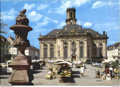 70115209 Saarbruecken Saarbruecken Kirche Markt x 1982 Saarbruecken