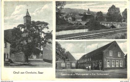 Allemagne - Gruss aus Gersheim Gasthaus und Metzerei Schuwer