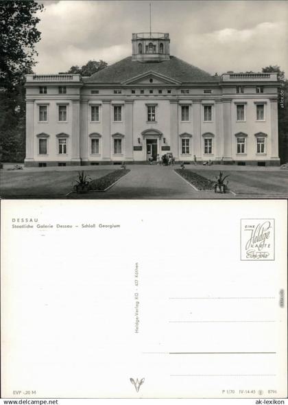 Ansichtskarte Dessau-Dessau-Roßlau Staatliche Galerie Dessau 1970