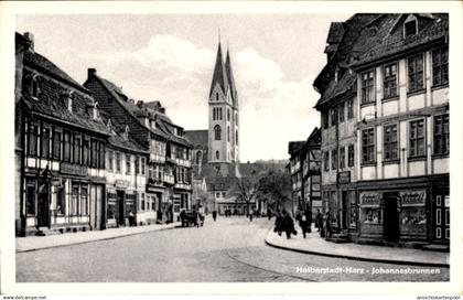 CPA Halberstadt Saxe Anhalt, Johannesbrunnen