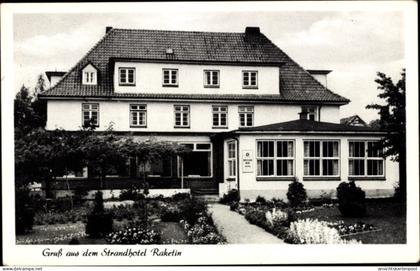 CPA Rettin Neustadt in Holstein, Strandhotel Raketin