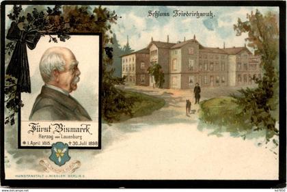 Fürst Bismark - Friedrichsruh - Litho