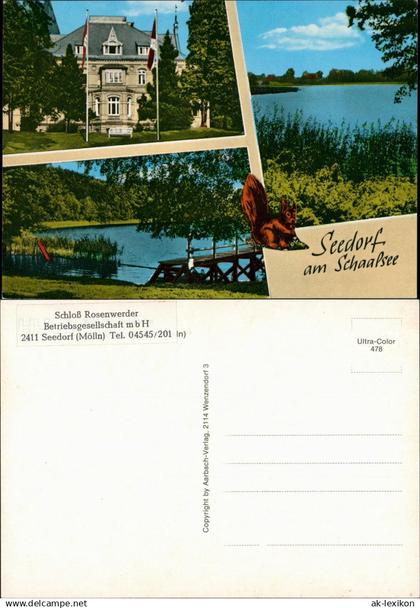 Seedorf (Mölln) Seedorf am Schaalsee (Mölln) 3 Ansichten Mehrbildkarte 1965