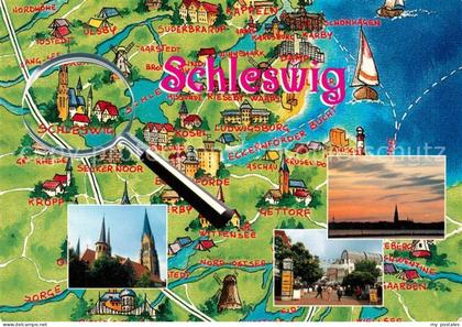 73242808 Schleswig Holstein Lagekarte Schleswig Holstein