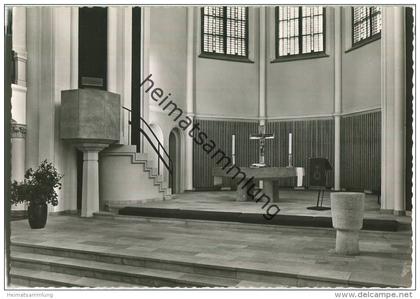 Berlin - Schöneberg - Ev. Zwölf-Apostel Kirche - Altar - Foto-Ansichtskarte