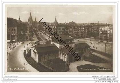 Berlin-Schöneberg - Wittenbergplatz und Tauentzienstrasse - Foto-AK 20er Jahre