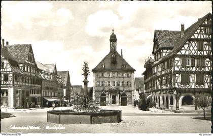 70084187 Schorndorf Wuerttemberg Schorndorf Marktplatz x 1959