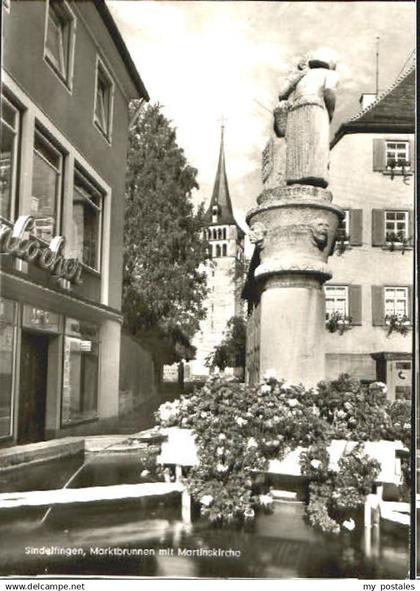 70107184 Sindelfingen Sindelfingen Kirche Brunnen Sindelfingen