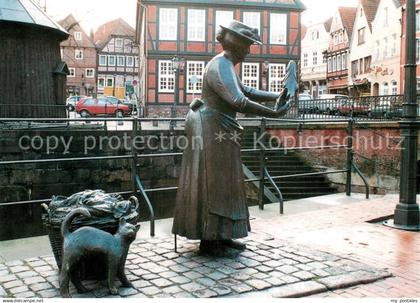 Stade Niederelbe Mutter Flint Bronzeskulptur von Frido Mueller-Belecke