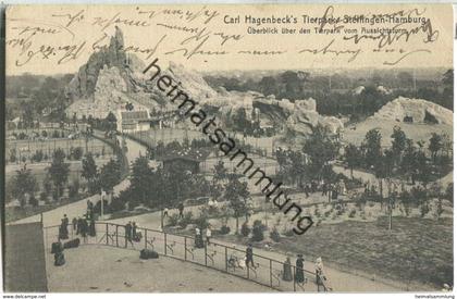 Stellingen-Hamburg - Carl Hagenbeck's Tierpark - Überblick vom Aussichtsturm - Verlag Carl Hagenbeck