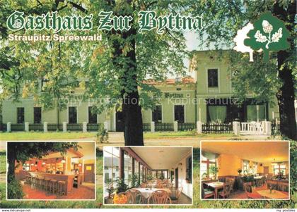 74036496 Straupitz Gasthaus zur Byttna im Spreewald Gastraum Theke