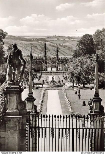 ALLEMAGNE - SchloB Weikersheim - Blick vom Rittersaal inden Park - vue générale - Carte Postale Ancienne