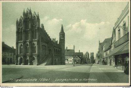 70865926 Tangermuende Tangermuende Langestrasse Rathaus  *