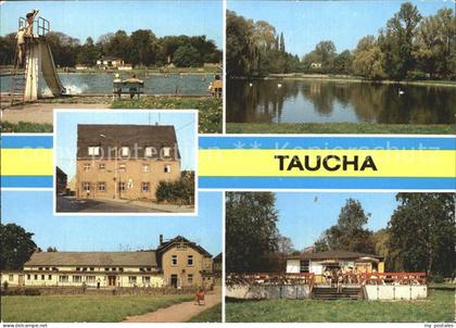 72333785 Taucha Sachsen Stadtbad Schoeppenwiese Heimatmuseum Kulturhaus Taucha S