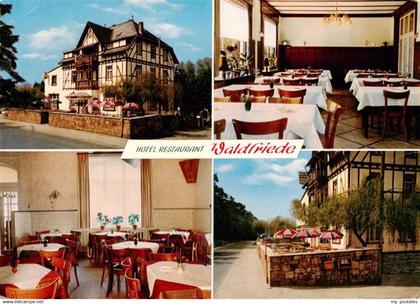 73936619 Wehen Taunusstein Hotel Restaurant Waldfriede Gastraeume Terrasse