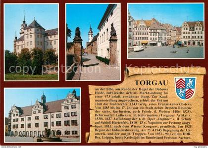 73181455 Torgau Schloss Marienkirche Marktplatz Rathaus Torgau