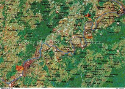 74020676 TRIER Urlaubsregion Trier Satelittenfoto