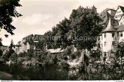 72786762 Tuebingen Neckarpartie mit Hoelderlinturm Tuebingen