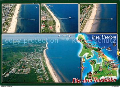 73228832 Insel Usedom Fliegeraufnahme Insel Usedom