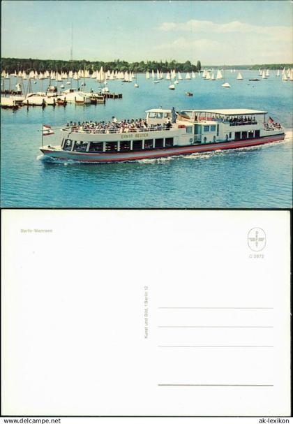 Ansichtskarte Wannsee-Berlin Fahrgastschiff Ernst Reuter - Wannsee 1980