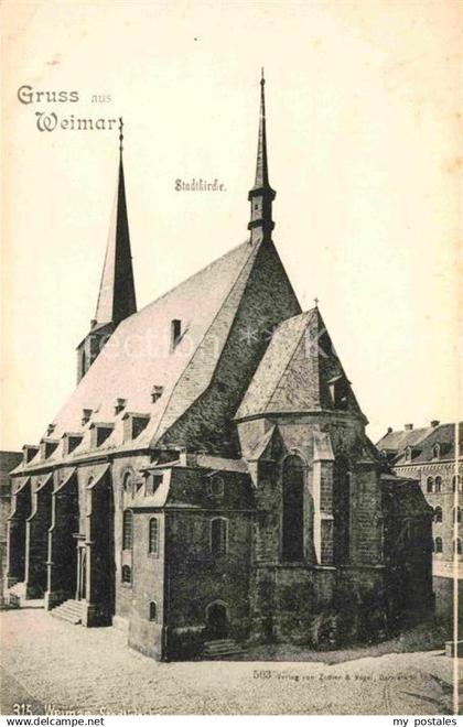 42680368 Weimar Thueringen Stadtkirche Weimar