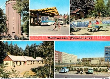 43351999 Weisswasser Oberlausitz Wasserturm Busbahnhof Tierpark Pionierlager