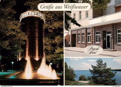 73881501 Weisswasser  Oberlausitz Wasserturm Prenzels Hotel Halbendorfer See