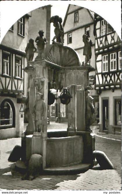 70099082 Wertheim Main Wertheim Main Brunnen x 1962