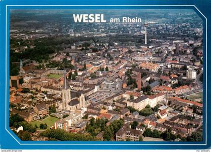 Wesel  Rhein Fliegeraufnahme