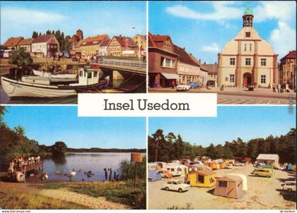 Wolgast Am Hafen, Wolgast Rathaus Kölpinsee, Zempin Campingplatz Usedom 1980