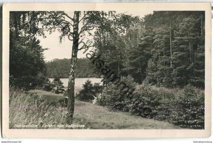 Zechlinerhütte - Einfahrt zum Dollgowsee - Foto-Ansichtskarte - Verlag Fotowerkstätten Rother Bestensee