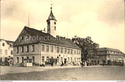 71928443 Zehdenick Marktplatz mit Rathaus