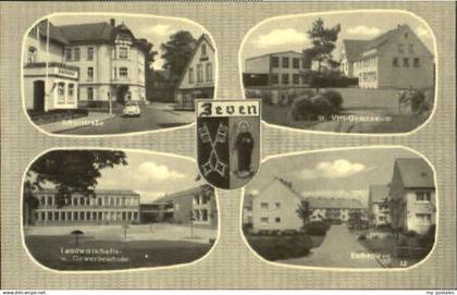 70121626 Zeven Zeven Schulstrasse Eschenweg Schule ungelaufen ca. 1955