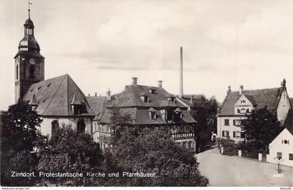 Zirndorf - Protestantische Kirche und Pfarrhäuser gel.193?