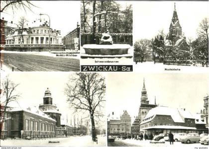 70092496 Zwickau Sachsen Zwickau Museum Kirche Brunnen