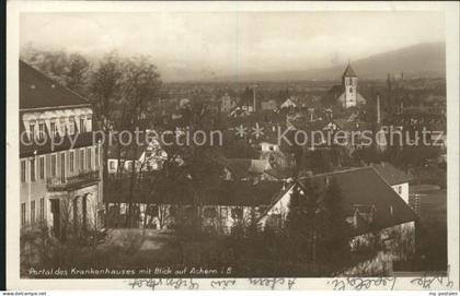 71837905 Achern Baden Stadtblick mit Krankenhaus Achern