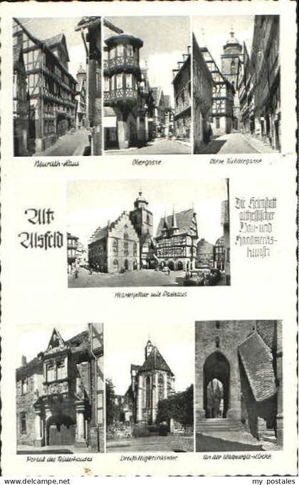 70104893 Alsfeld Alsfeld Marktplatz Rathaus Kirche x 1963 Alsfeld