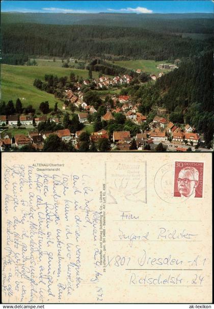 Altenau-Clausthal-Zellerfeld Oberharz Altenau Gesamtansicht 1972