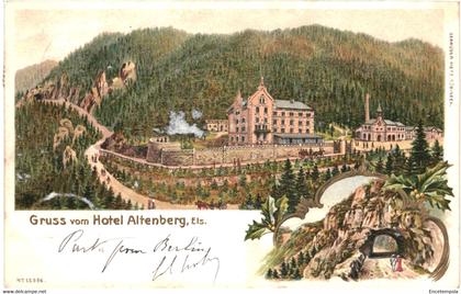 CPA carte postale Germany Altenberg  Gruss vom Hotel Altenberg début 1900  VM61682ok