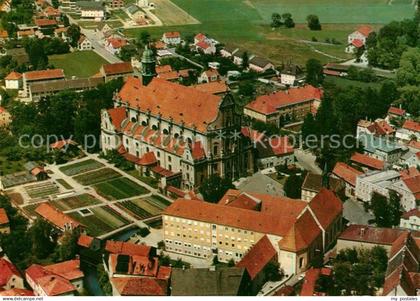 73172653 Altoetting Fliegeraufnahme Basilika Bruder Konrad Kloster Altoetting